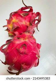 A Pair Of Sweet Red Dragonfruit