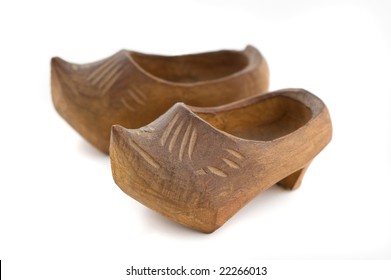 scandinavian wooden clogs