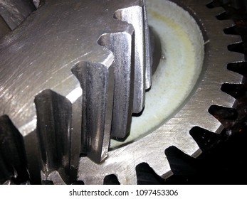 Pair Two Old Helical Involute Gearsprocess Stock Photo 1097453306 ...