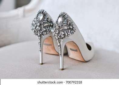 Pair of wedding shoes