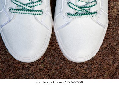 Pair White Shoes On Dark Red Stock Photo 1397652299 | Shutterstock