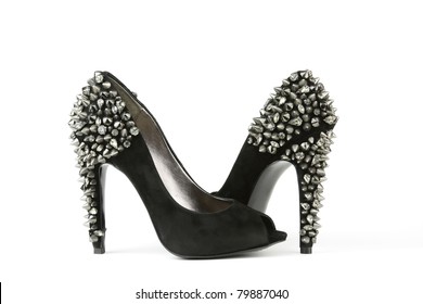 heels with metal studs