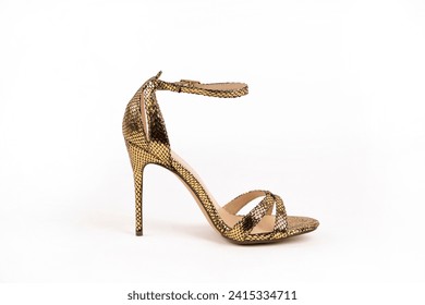 Fancy high heels sandals hot sale