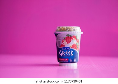 Pak Kret, Nonthaburi, Thailand. - On September 2, 2018 - Dutchie Greek Yoghurt.