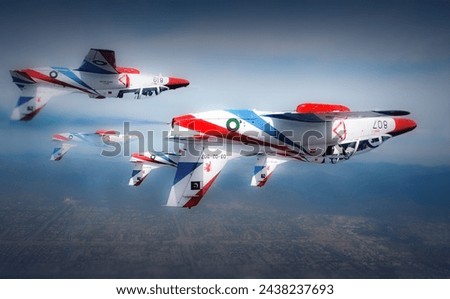 Pakistan airforce aerobatic squadron sherdils inverted in islamabad