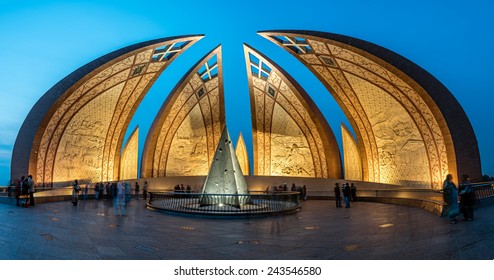 The Pakistan Monument Is A Landmark In Islamabad, Which Represents Four Provinces Of Pakistan.