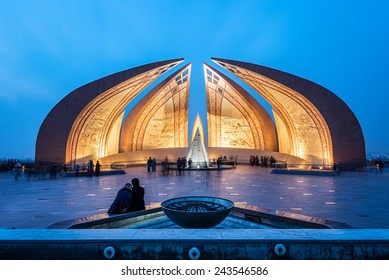 The Pakistan Monument Is A Landmark In Islamabad, Which Represents Four Provinces Of Pakistan.