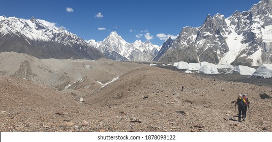 Pakistan Trekking On Ice In Journey Of K2 Base Camp