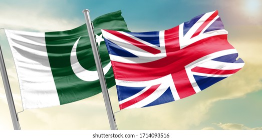 Pakistan Uk Flags Stock Photos Images Photography Shutterstock