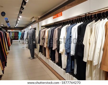 Pakistani Clothes in a boutique, Kurta pajama and Kameez Shalwar