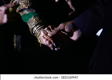 Pakistani Wedding Holding Hands Images Stock Photos Vectors Shutterstock