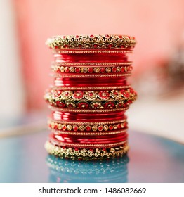 Pakistani Indian Indian Bridal Red Bangles Wedding Jewelry