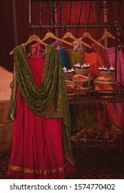 Pakistani Indian Bridesmaid And Bridal Sangeet Colorful Dresses