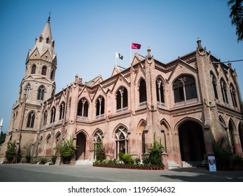 Pakistan,Lahore, The Government College University (GCU) In, Lahore, Punjab, Pakistan. Its Alumni Network Includes Two Nobel Laureates Abdus Salam And Har Gobind Khorana On October 06, 2018.