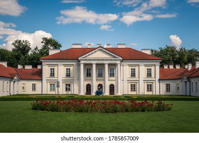 Palace from the 18th century at sunny day in Siedlce, Masovia, Poland
