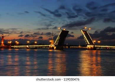 Palace Bridge, Peters Burg, Russia