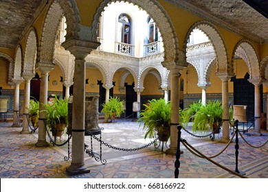 Palace of the Countess of Lebrija in Seville - Shutterstock ID 668166922