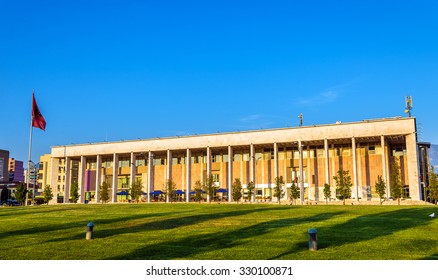 The Palace Of Culture In Tirana - Albania