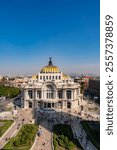 The Palace of Fine Arts also know as "Palacio de Bellas Artes" is a prominent cultural center in Mexico City, was built for Centennial of the War of Independence in 1910.