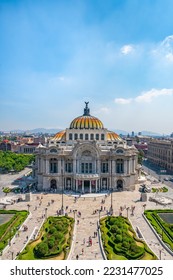 The Palace of Fine Arts also know as "Palacio de Bellas Artes" is a prominent cultural center in Mexico City, was built for Centennial of the War of Independence in 1910.