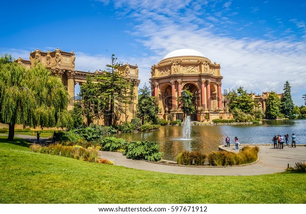 Palace Fine Arts San Francisco California Stock Photo Edit Now