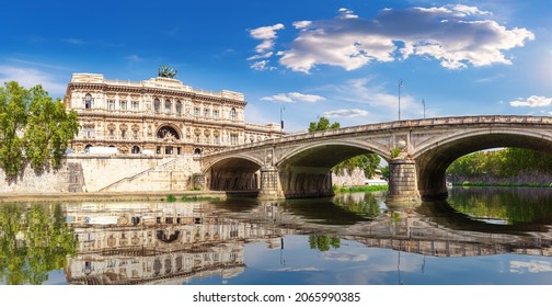 The Palace Of Justice, The Seat Of The Supreme Court Of Cassation, Rome, Italy