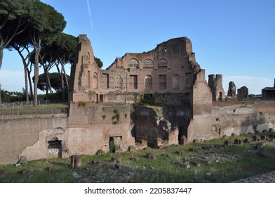 Palace On The Palatine Hill, Rome.