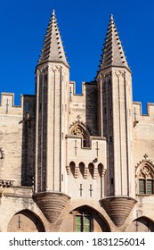 Palace of the Popes or Palais des Papes in Avignon city, southern France