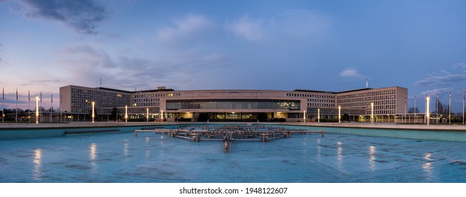 Palace Of Serbia Building, Seat Of Several Ministries Of The Government Of Serbia In Belgrade, Serbia On March 27, 2021