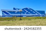 The Palace of sports Flight. Sports complex Russia Rybinsk Yaroslavl region 04.07.2023