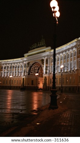 Palace square in St.Petersburg