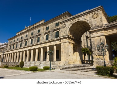 Palace Of St. Michael And St. George, Corfu, Greece