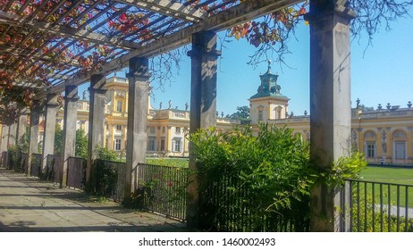 Wilanów Palace. Warsaw, Poland. August 31 Of 2017.