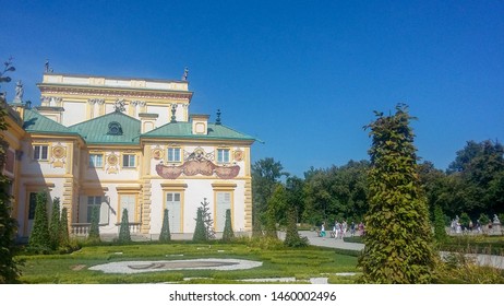 Wilanów Palace. Warsaw, Poland. August 31 Of 2017.