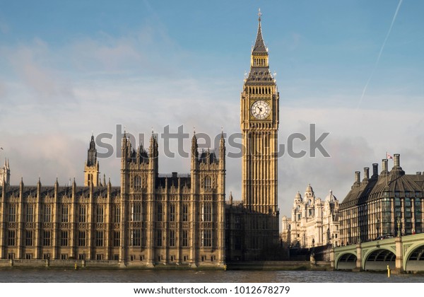 Palace of Westminster in London,  the meeting\
place of the House of Commons and the House of Lords, the two\
houses of the Parliament of the United Kingdom. It has the famous\
Big Ben tower.