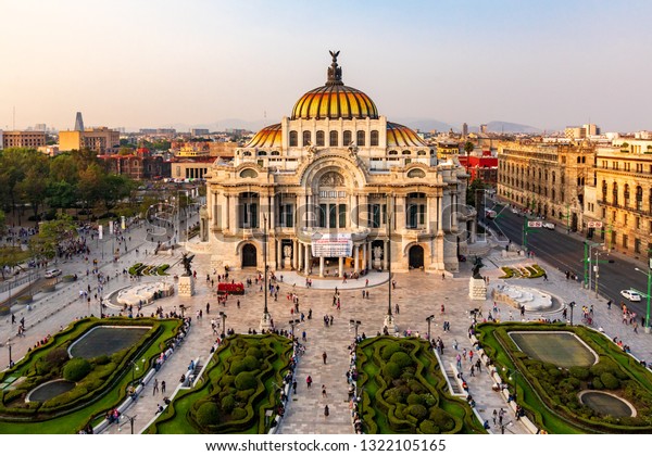 Palacio De Bellas Artes Mexico City Stock Photo (Edit Now) 1322105165