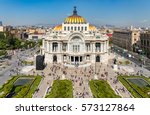 Palacio de Bellas Artes or Palace of Fine Arts, a famous theater,museum and music venue in Mexico City