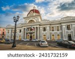 Palacio de Gobierno, the Government Palace, City Hall, on Plaza de Armas in Cienfuegos, Cuba