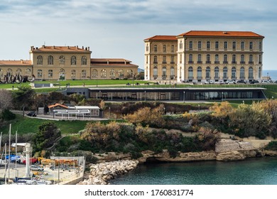 The Palais du Pharo at Marseille Old port, an historic palace built in 19th century, France