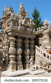 Palais Ideal Du Facteur Cheval The Ideal Palace - A Unique Palace By The Postman Ferdinand Cheval In Hauterives, Drome, France