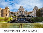 The Palais Longchamp houses the Fine Arts Museum and Natural History Museum of Marseille in France