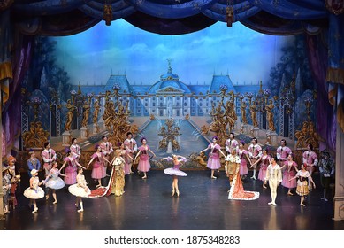 Palanga,Lithuania-December 28,2018:Royal Moscow Ballet, Sleeping Beauty.