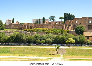 Palatino And Roman Forum In Rome, Italy