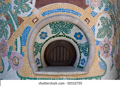 Palau De La Musica Catalana In Barcelona, Spain