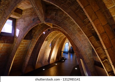 Palau Guell In Barcelona Spain