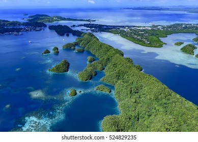 Palau Malakal Bay Koror City Area Stock Photo (Edit Now) 524829235