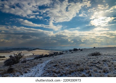 Palava Winter Landscape, Southern Moravia, Czech Republic