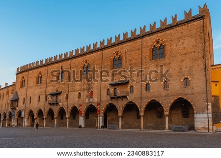 Palazzo Ducale in Italian town Mantua.