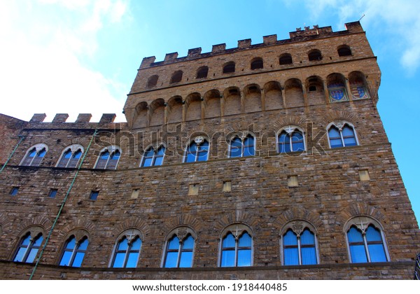 Palazzo Vecchio Florence View Facade Old Stock Photo 1918440485 ...