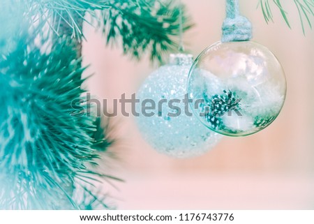 pale pastel white turquoise to tiffany blue green fluffy feather and glass shards christmas decoration baubles - Tiffany Blue Christmas Decorations pale pastel white turquoise to tiffany blue green fluffy feather and glass shards christmas decoration baubles - Tiffany Blue Christmas Decorations
